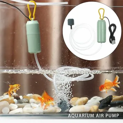 £6.89 • Buy Mini USB Oxygen Pump Aerator Fish Tank Air Compressor Oxygenator Aquarium