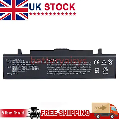 6cell New For Samsung AA-PB9NC6B Laptop Li-ion Battery 11.1V 4400mAh • £20.66