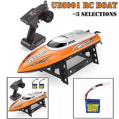 UDIRC RC Boat Power Venom Boat 25KM/H High Speed Remote Control Boat Toy Gift US • $59.97