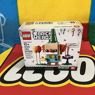 LEGO BRICKHEADZ Birthday Clown 40348-Retired Item-Brand New!! • $16.89