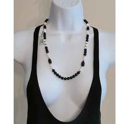 Vintage Mona So Natural Gemstone Beaded Necklace New Old Stock • $17.99