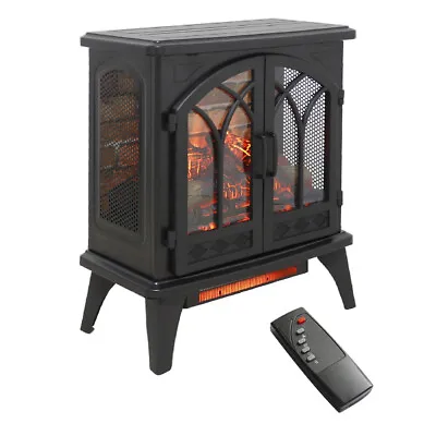 24  3D Infrared Electric Stove 1500W Heater Fireplace With Remote Control • $189.99