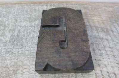 £4.99 • Buy Original Vintage Wooden Letterpress Printers Block Letter - G