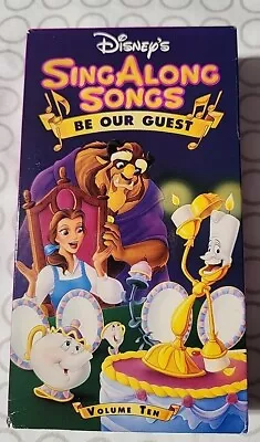 Disneys Sing Along Songs - Beauty And The Beast: Be Our Guest (VHS 1992) • $6.99