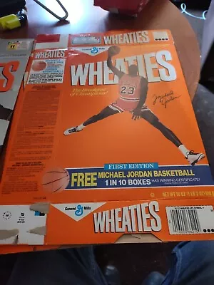 Wheaties Cereal Boxes With Jordan And Largent. First Edition Commemorative Edit • $10