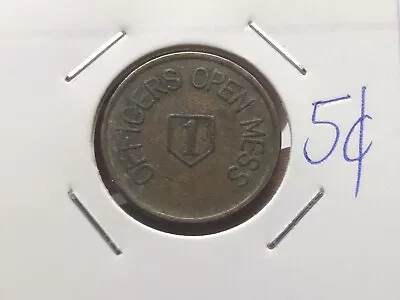 5 Cent Officers Open Mess 1 MPC Token South Viet Nam 1955-1975 Rare_LDP Shop. • $50