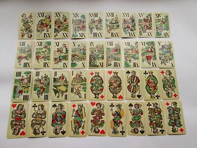 VINTAGE Or ANTIQUE FORTUNE TELLER TELLING TAROT CARDS FULL DECK Of 54 • $99.99