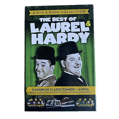 The Best Of Laurel & Hardy - 6 DVD & Book Collection • £8