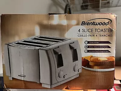 $30 • Buy Brentwood TS-265 Cool Touch 4 Slice Toaster, White