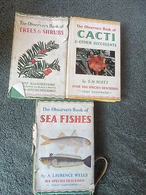 Observer Books Trees Cacti And Sea Fish • £7.99