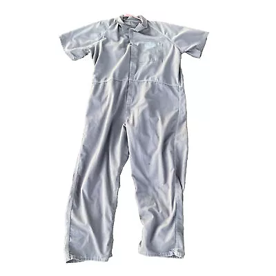 Halloween Authentic Prisoner Jail Jumpsuit Gray Mens 2XL Costume Michael Myers • $49.82