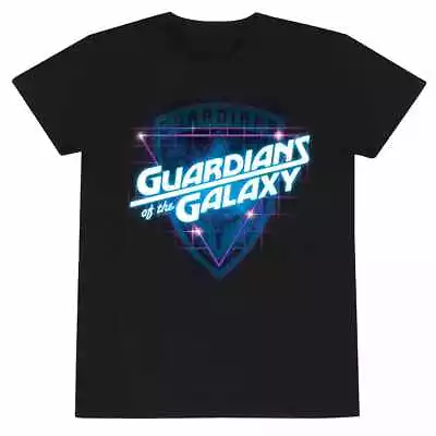 £16.99 • Buy Official Marvel Comics Guardians Of The Galaxy 80's Print Black T-shirt