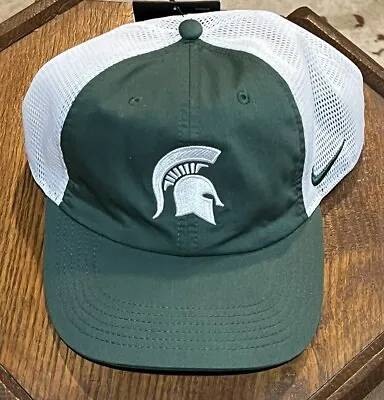 Nike Michigan State Heritage 86 Aerobill Dri Fit Strap Back Hat New With Tags • $19.99