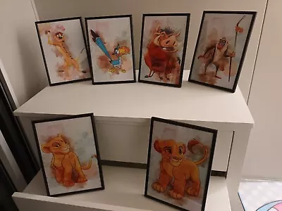 Disney Lion King Prints Set Of 6 A4 Simba Narla Pictures For Nursery Wall Art • $40