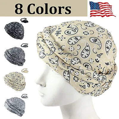 Turban Durag Head Wrap Headband Head Scarf Turban For Man Woman • $12.89