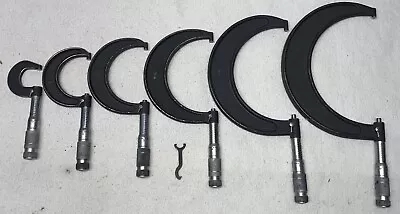 Brown & Sharpe Outside Micrometer Set Of Six: 0”-6” - No Case - No Standards • $299