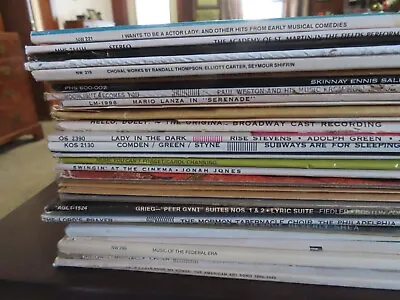 Lot 31 Vintage Record Albums Jazz Big Band Religious Broadway Musicals Military • $19.99