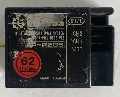 Vintage FUTABA FP-R2GS Digital System 2 Channel Receiver 75mhz #62 • $32