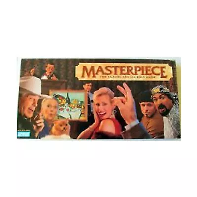 Parker Bro Boardgame  Masterpiece - The Classic Art Auction Game (1996 E Box SW • $79.95