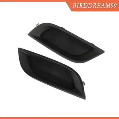 2x Front Bumper Fog Lamp Covers Cap Left + Right Fits For 2010 - 2011 Mazda 3 • $18.14