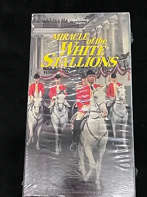 DISNEY PRESENTS THE MIRACLE OF THE WHITE STALLIONS VINTAGE VHS Preowned • $6.99