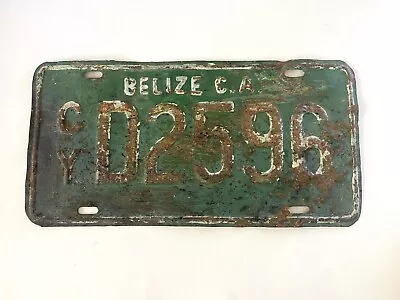 Unique Green Belize Central America Auto License Plate #CYD2596 • $55