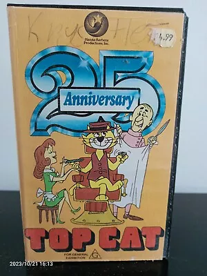 Hanna Barbera Top Cat: 25th Anniversary Vintage VHS Video Cassette Tape Retro  • $15