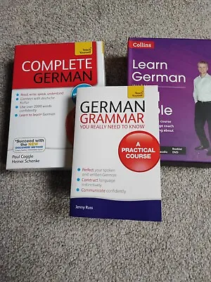 Learn German (Teach Yourself And Collins) • £15