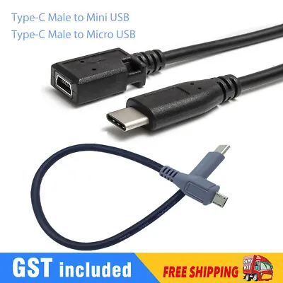 Type-C USB-C To Micro USB Mini USB Charging Data Sync OTG Cable Cord Adapter • $5.89