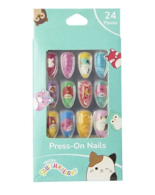 🔥Original Squishmallows PRESS-ON NAILS SET OF 24 Easter Gift Super Cute BNIB🔥 • $5.99