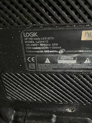£20 • Buy Logic 29 Inch  Tv Spares Or Repairs Good Screen