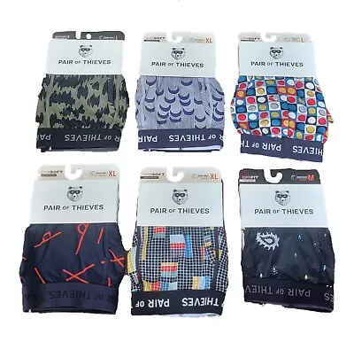 Pair Of Thieves Men's Super Fit / Soft Boxer Briefs Abstract Print 1Pk- Free S&H • $12.90