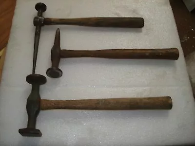 Lot Of 3 Vintage Auto Body Hammers • $75