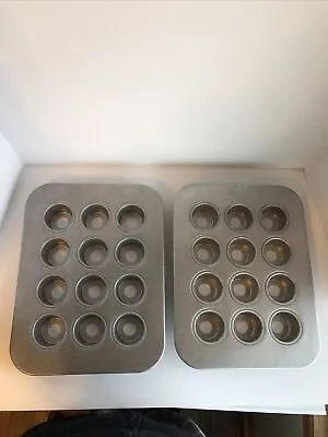 2 Chicago Metallic Mini Cheesecake Pans 12 Individual Cups Each 14 In X 10.5 In. • $32
