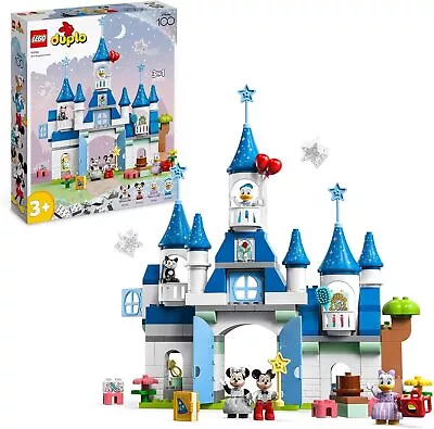 LEGO DUPLO Disney Magic Castle Building Toy Set - Mickey Mouse Figures • $181.98