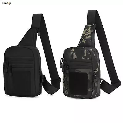 Men Military Tactical Sling Bag Molle Crossbody Shoulder EDC Chest Bag Backpack • $15.19