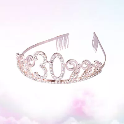  Miss 30th Birthday And Sash 16th Decorations For Women Tiara Crown • £8.48