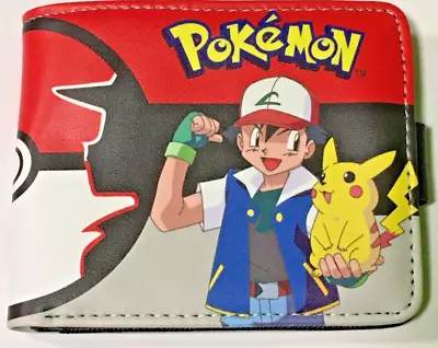 Pokemon Pikachu Bi-Fold Vinyl Wallet With Clasp • $16.99