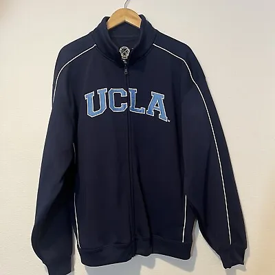 Campus Drive Embroidered UCLA Full Zip Track Jacket Mens XL Logo • $40.94