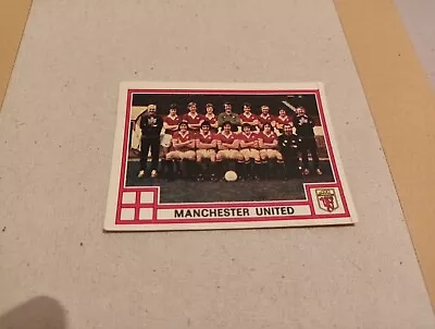 139) Manchester United Team Picture - Football 78 Panini Sticker  • £1.50