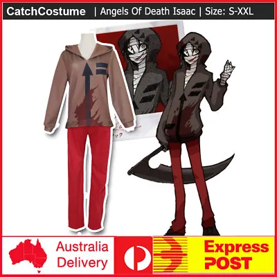 Angels Of Death Isaac·Foster Zack Costume Wig Book Week Halloween Cosplay Suit • $31.96