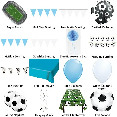 Manchester City Fc Football Party Decorations - Partyware Complete Selection • £4.69