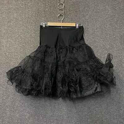 Grace Karin Juniors Petticoat Crinoline Underskirt Size XL Color Black NWOT • $9.99