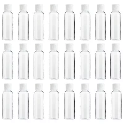 24 Pack 2oz Travel Plastic Shampoo Container With Flip Cap For Lotion Shampoo • $21.30