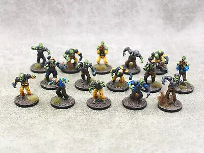 Firefight Plague Stage 3Z ZOMBIES X15 Well Painted Mantic Games 13710 • $56.03