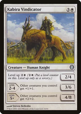 1x Kabira Vindicator NM Eng MTG - Knights Vs Dragons • $0.72