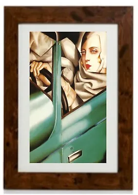 Portrait In The Green Bugatti Framed Print By Tamara De Lempicka • £28.04
