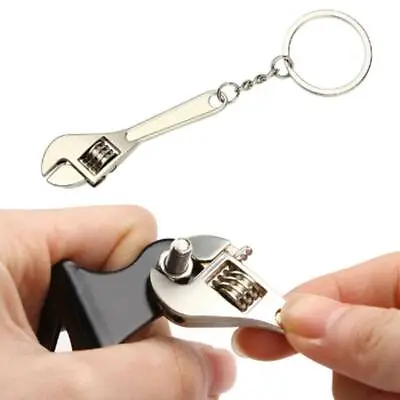 Gadget Keychains Wrench Shape Gifts Spanner Practical Charm Creative Key Ring FI • £3.17
