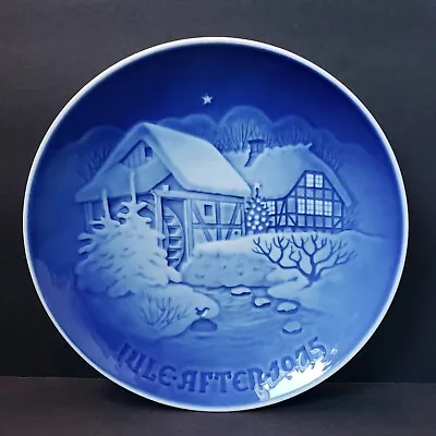 B & G Copenhagen 1975 Christmas At The Water Mill 7.25  Round Porcelain Plate • $25