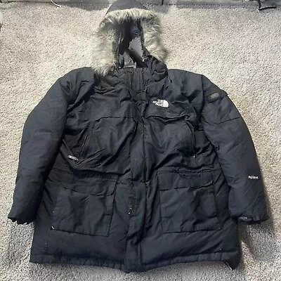 North Face Mens McMurdo Hyvent Parka Jacket Goose Down 4XL Hooded Full Zip *Read • $124.95